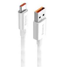 Дата кабель Baseus Superior Series Fast Charging USB to Type-C 100W (0.25m) (P10320102) - Moon White