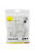 Дата кабель Baseus Superior Series Fast Charging USB to Type-C 100W (0.25m) (P10320102) - Moon White - фото