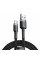 Дата кабель Baseus Cafule USB to Type-C Cable 3A (1m) (CATKLF-B) Чорний / Сірий - фото