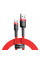 Дата кабель Baseus Cafule USB to Type-C Cable 3A (1m) (CATKLF-B) Червоний - фото
