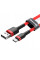 Дата кабель Baseus Cafule USB to Type-C Cable 3A (1m) (CATKLF-B) Червоний - фото