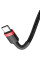 Дата кабель Baseus Cafule USB to Type-C Cable 3A (1m) (CATKLF-B) Червоний / Чорний - фото