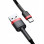 Дата кабель Baseus Cafule USB to Type-C Cable 3A (1m) (CATKLF-B) - Червоний / Чорний