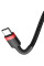 Дата кабель Baseus Cafule USB to Type-C Cable 2A (2m) (CATKLF-C) Black / Red - фото