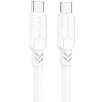 Дата кабель Borofone BX81 Type-C to Type-C 60W (1m) - Білий