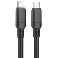 Дата кабель Borofone BX81 Type-C to Type-C 60W (1m) - Чорний