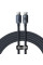 Дата кабель Baseus Crystal Shine Series Type-C to Type-C 100W (2m) (CAJY00070) - Black - фото
