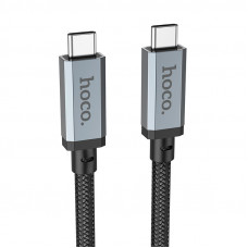 Дата кабель Hoco US05 Type-C to Type-C 100W USB4 40Gbps (1m) - Black