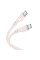 Дата кабель Hoco X97 Crystal color Type-C to Type-C 60W (1m) - Light pink - фото