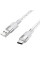 Дата кабель Hoco X99 Crystal Junction USB to Type-C (1m) - Gray