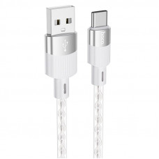 Дата кабель Hoco X99 Crystal Junction USB to Type-C (1m) - Gray