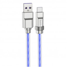 Дата кабель Hoco U113 Solid 100W USB to Type-C (1m) - Blue