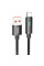 Дата кабель Hoco U125 Benefit 5A USB to Type-C with display (1.2m) - Black - фото