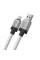 Дата кабель Baseus CoolPlay Series USB to Type-C 100W (1m) (CAKW00060) - White - фото