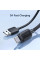 Дата кабель USAMS US-SJ688 USB to Type-C 3A KY Series (1m) - Black