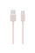 Дата кабель USAMS US-SJ688 USB to Type-C 3A KY Series (1m) - Pink - фото