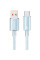 Дата кабель USAMS US-SJ658 USB to Type-C 6A Cloud Series (1.2m) - Blue