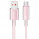 Дата кабель USAMS US-SJ658 USB to Type-C 6A Cloud Series (1.2m) - Pink