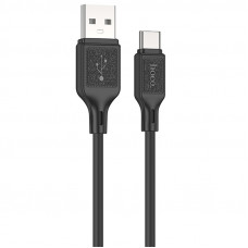 Дата кабель Hoco X90 Cool silicone USB to Type-C (1m) - Black