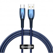 Дата кабель Baseus Glimmer Series Fast Charging Data Cable USB to Type-C 100W 2m (CADH00050) - Blue