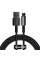 Дата кабель Baseus Tungsten Gold USB to Lightning Cable 2.4A (1m) (CALWJ-0) Black - фото