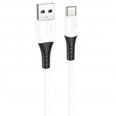 Дата кабель Hoco X82 Silicone USB to Type-C (1m) - White