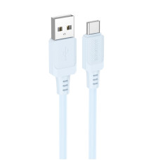 Дата кабель Borofone BX115 Lotto USB to Type-C 3A (1m) - Blue