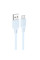 Дата кабель Borofone BX115 Lotto USB to Type-C 3A (1m) - Blue - фото