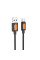 Дата кабель Borofone BX114 Structure USB to Type-C 3A (1m) - Black - фото