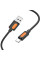 Дата кабель Borofone BX114 Structure USB to Type-C 3A (1m) - Black - фото