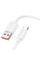 Дата кабель Hoco X115 Surpass USB to Type-C 100W (1m) - White - фото