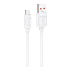 Дата кабель Hoco X115 Surpass USB to Type-C 100W (1m) - White