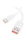 Дата кабель Hoco X115 Surpass USB to Type-C 100W (1m) - White - фото