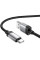Дата кабель Hoco X117 Star USB to Type-C 3A (1m) - Black - фото