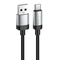 Дата кабель Hoco X117 Star USB to Type-C 3A (1m) - Black