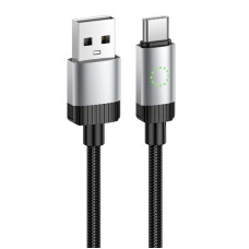 Дата кабель Hoco X117 Star USB to Type-C 3A (1m) - Black