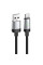 Дата кабель Hoco X117 Star USB to Type-C 3A (1m) - Black - фото
