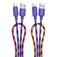 Cavo dati Hoco X116 Meridian USB to Type-C 3A (1m) - Gradient Purple Mix