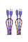Дата кабель Hoco X116 Meridian USB to Type-C 3A (1m) - Gradient Purple Mix - фото
