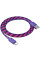 Дата кабель Hoco X116 Meridian USB to Type-C 3A (1m) - Gradient Purple Mix - фото