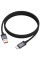 Дата кабель Hoco X118 Generous with display USB to Type-C 5A (1m) - Black - фото