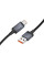 Дата кабель Hoco X118 Generous with display USB to Type-C 5A (1m) - Black - фото