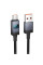 Дата кабель Hoco X118 Generous with display USB to Type-C 5A (1m) - Black - фото