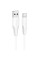 Дата кабель Borofone BX119 New USB to Type-C 3A (1m) - White - фото
