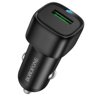 Автомобильное зарядное устройство Borofone BZ34 Cloud QC3.0 18W (1USB-A) Black
