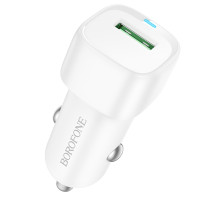 Автомобільний зарядний пристрій Borofone BZ34 Cloud QC3.0 18W (1USB-A) - White