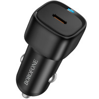 Автомобільний зарядний пристрій Borofone BZ34A Cloud PD20W (1USB-C) Black