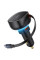 Автомобільний зарядний пристрій Baseus Enjoyment Pro PD60W with retractable cables (1USB-A/1C/1L) (C00057802111) - Cluster Black - фото