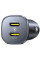 Автомобільний зарядний пристрій Baseus GoTrip DP1 PD30W (2USB-C) (C00072300123) - Cosmic Black - фото