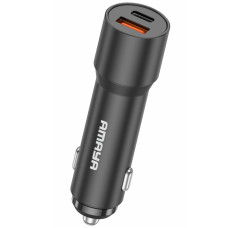 Автомобільний зарядний пристрій Amaya ACC-09 PD22.5W+QC3.0 total 40.5W (1USB-A/1C) Black